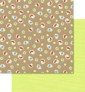 Ursus SCRAPB.PAPER 190G.12"x12",5BL.GLÜCKSP.MOT.100