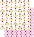 Ursus SCRAPB.PAPER 190G.12"x12",5BL.LOTTA MOT.103