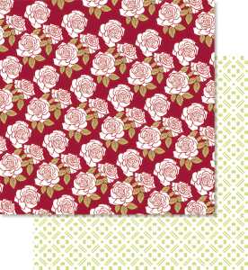 Ursus SCRAPB.PAPER 190G.12"x12",5BL.LOTTA MOT.105