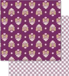 Ursus SCRAPB.PAPER 190G.12"x12",5BL.LOTTA MOT.108