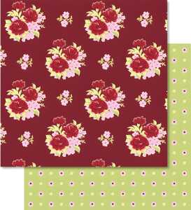 Ursus SCRAPB.PAPER 190G.12"x12",5BL.LOTTA MOT.115