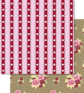 Ursus SCRAPB.PAPER 190G.12"x12",5BL.LOTTA MOT.118