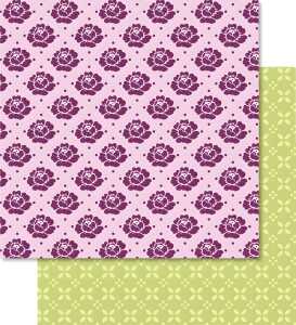 Ursus SCRAPB.PAPER 190G.12"x12",5BL.LOTTA MOT.119