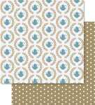 Ursus SCRAPB.PAPER 190G.12"x12",5BL.LOTTA MOT.120