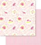 Ursus SCRAPB.PAPER 190G.12"x12",5BL.LOTTA2 MOT.132