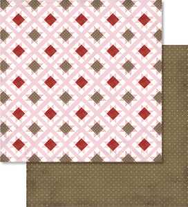 Ursus SCRAPB.PAPER 190G.12"x12",5BL.LIEBE,MOT.23