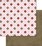 Ursus SCRAPB.PAPER 190G.12"x12",5BL.LIEBE,MOT.23