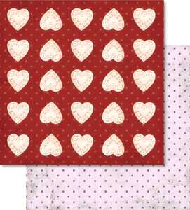 Ursus SCRAPB.PAPER 190G.12"x12",5BL.LIEBE,MOT.24