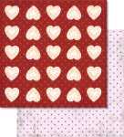 Ursus SCRAPB.PAPER 190G.12"x12",5BL.LIEBE,MOT.24