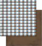 Ursus SCRAPB.PAPER 190G.12"x12",5BL.RETRO,MOT.37