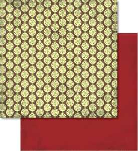 Ursus SCRAPB.PAPER 190G.12"x12",5BL.RETRO,MOT.39