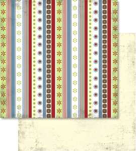 Ursus SCRAPB.PAPER 190G.12"x12",5BL.RETRO,MOT.40