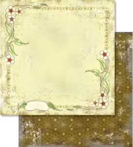 Ursus SCRAPB.PAPER 190G.12"x12",5BL.NOSTALGIE,MO.48