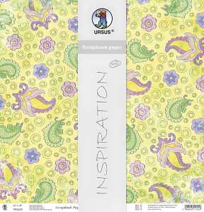 Ursus SCRAPB.PAPER 190G.12"x12",5BL.PARAD.GE.MOT.61
