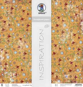 Ursus SCRAPB.PAPER 190G.12"x12",5BL.PARAD.OR.MOT.67