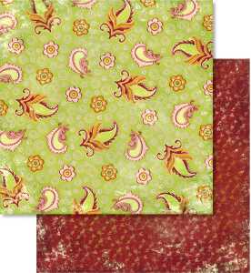 Ursus SCRAPB.PAPER 190G.12"x12",5BL.PARAD.GR.MOT.76