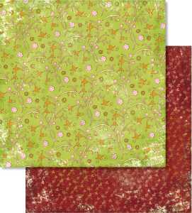 Ursus SCRAPB.PAPER 190G.12"x12",5BL.PARAD.GR.MOT.77