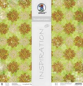 Ursus SCRAPB.PAPER 190G.12"x12",5BL.PARAD.GR.MOT.79