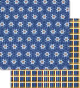 Ursus SCRAPB.PAPER 190G.12"x12",5BL.HARLEKIN,MOT.87