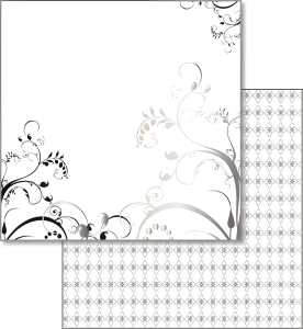 Ursus TIMELESS SCRAPB.PAPER 12"x12",5BL.MOT.01