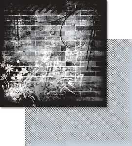 Ursus TIMELESS SCRAPB.PAPER 12"x12",5BL.MOT.02