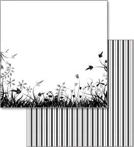 Ursus TIMELESS SCRAPB.PAPER 12"x12",5BL.MOT.03