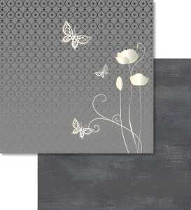 Ursus TIMELESS SCRAPB.PAPER 12"x12",5BL.MOT.08