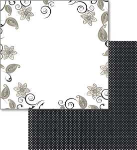 Ursus TIMELESS SCRAPB.PAPER 12"x12",5BL.MOT.09