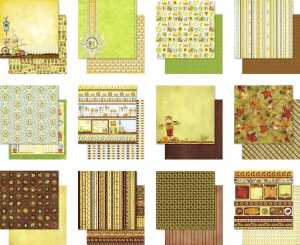 Ursus PREM.GLIT.SCRAPB.PAPER BLOCK 12"x12",VERS.14