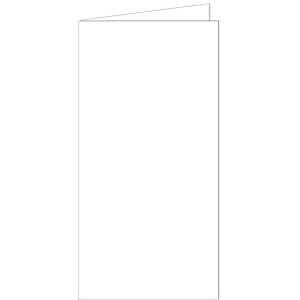 Ursus BRIEFKARTEN DIN LANG,HOCHDOPPELT,100ST.WEISS