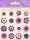 Ursus PAPER FLOWERS BRADS MOTIV 04