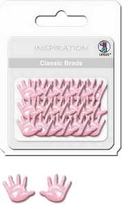 Ursus CLASSIC BRADS (4MM), HÄNDE RECHTS+LINKS ROSA
