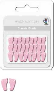 Ursus CLASSIC BRADS (4MM), FÜSSE RECHTS+LINKS ROSA