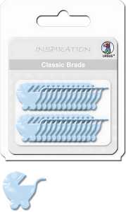 Ursus CLASSIC BRADS (4MM), KINDERWAGEN BLAU