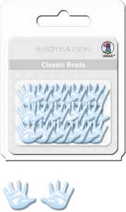 Ursus CLASSIC BRADS (4MM), HÄNDE RECHTS+LINKS BLAU