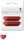 Ursus CLASSIC BRADS (4MM), HERZEN 1, ROT