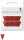 Ursus CLASSIC BRADS (4MM), HERZEN 2, ROT