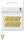 Ursus CLASSIC BRADS (4MM), HERZEN 2, GOLD
