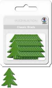 Ursus CLASSIC BRADS (4MM), WEIHNACHTSBÄUME GRÜN
