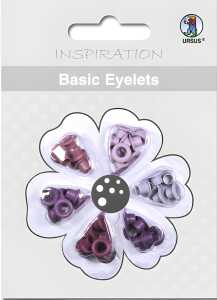 Ursus BASIC EYELETS ROUND 3MM,60ST.LILA