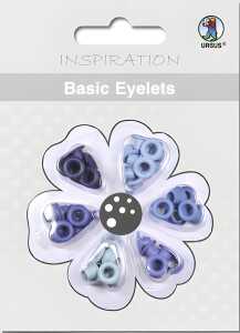 Ursus BASIC EYELETS ROUND 3MM,60ST.BLAU