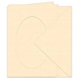 Ursus PASSEPARTOUTK./UMSCHL.DIN A6,OVAL,5P.CHAMOIS