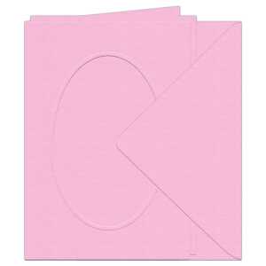 Ursus PASSEPARTOUTK./UMSCHL.DIN A6,OVAL,5P.ROSA