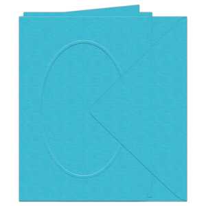 Ursus PASSEPARTOUTK./UMSCHL.DIN A6,OVAL,5P.HELLBLAU