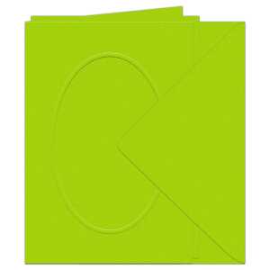 Ursus PASSEPARTOUTK./UMSCHL.DIN A6,OVAL,5P.TRO.GRÜN