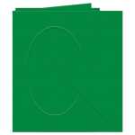 Ursus PASSEPARTOUTK./UMSCHL.DIN A6,OVAL,5P.TA.GRÜN