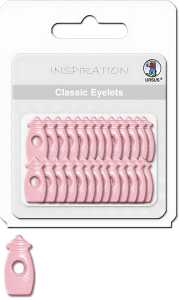 Ursus CLASSIC EYELETS 2-4MM,26ST.BABYFL.ROSA