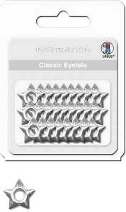 Ursus CLASSIC EYELETS 2-4MM,26ST.STERNE SILB