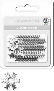 Ursus CLASSIC EYELETS 2-4MM,26ST.SCHNEEFL.SIL