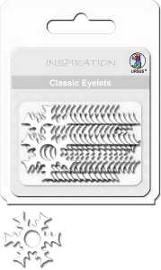 Ursus CLASSIC EYELETS 2-4MM,26ST.SCHNEEFL.WEI